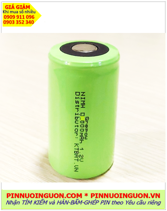 Pin sạc 1.2v D7000mAh, Pin sạc công nghiệp đầu bằng NiMh D7000mAh 1.2v, Cell pin Grepow D7000mAh 1.2v